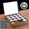 Stainless Steel Food Sample & Storage Container Set