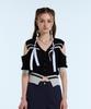 LARTIGENT L11 Off Shoulder Knit(Black)