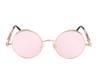 FEISEDY Retro Steampunk Style Punk Metal Round Sunglasses for Men and B1857 Sunglasses, Women, Unisex,