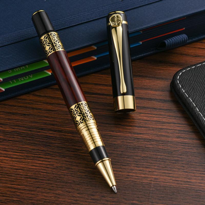 Wood Grain Pen, Gender-Neutral Pen, Business Gift, Metal Signature Pen, Advertising Fountain Pen