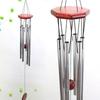 Metal Multi-Tube Wind Chime Car Interior Decoration New House Doorbell Ornament Red Wood Wind Chime Pendant
