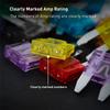 Ac29-10Pcs Fuse Holder,14AWG Fuse Holder With 120Pcs Car Fuses (5A 7.5A 10A 15A 20A 25A 30A),Fuse Holders For Auto