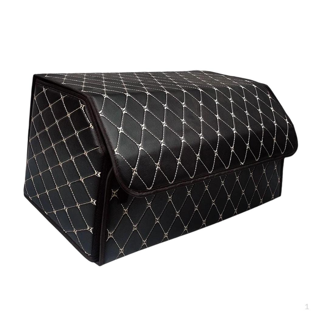 Car Seat Organizer Trunk Camping Bag Passenger Cargo Storage Box Folding