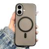 For Apple 14promax Ice Fog Magnetic Mobile Phone Case for Apple Mobile Phone Protective Case Cartoon High-end Pc Magnetic Suction
