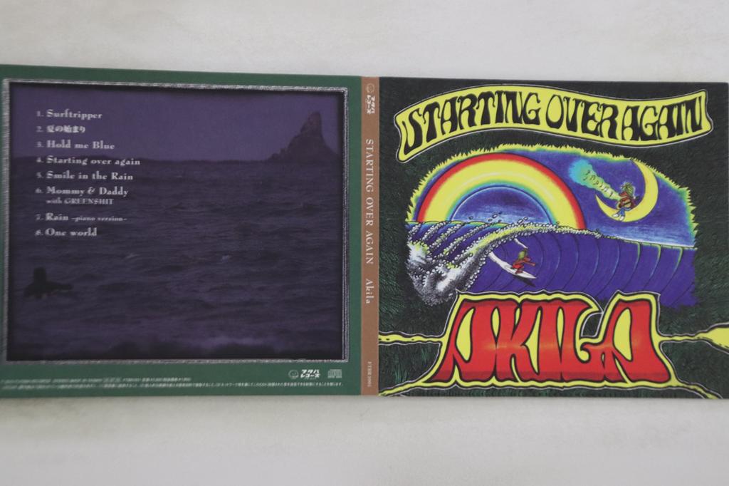 CD AKILA - Starting Over AGAIN FTBR1001 FUTABA Japan Japanese Pop/Rock Used