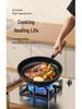 Multifunctional Maifan Stone Non-stick Flat Bottom Frying Pan for Household and Stovetop Use