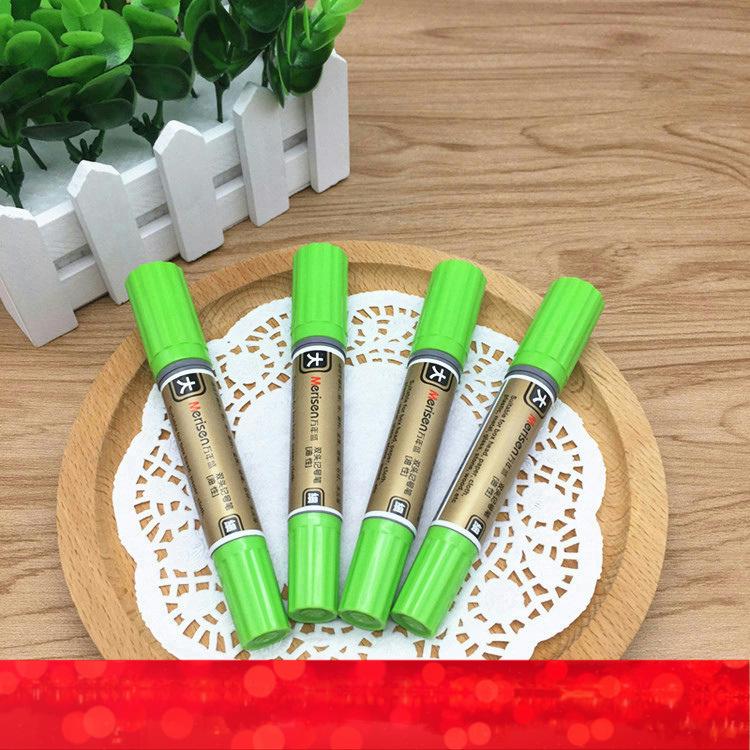 Large Green Double-Ended Oil-Based Pop Marker Pen зелёный