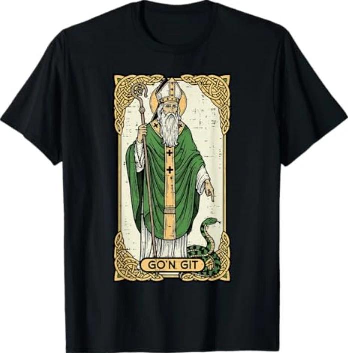 St Patrick Snake Gon Git Card Saint Pattys Unisex Unisex Tshirt S