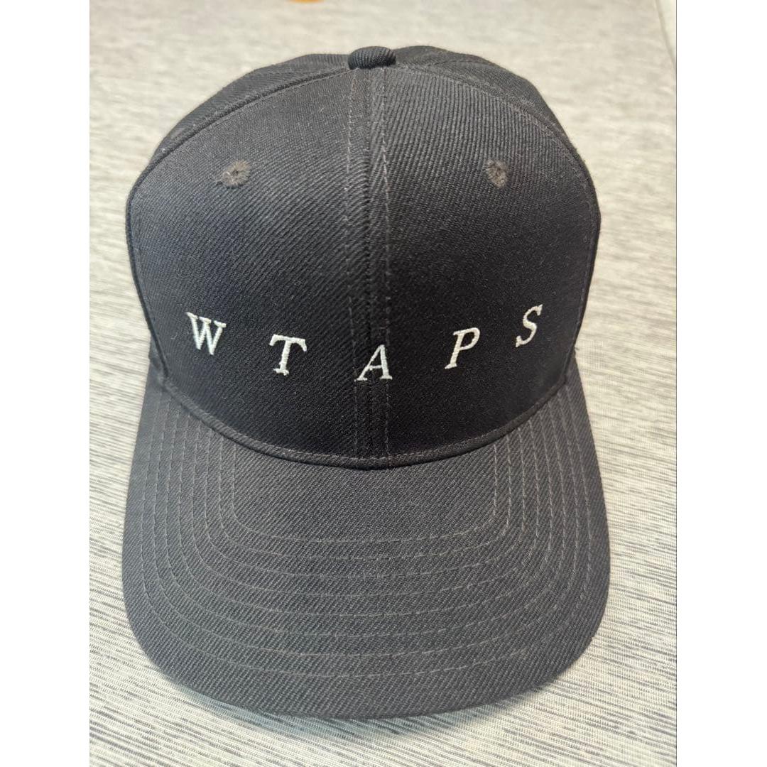 Used WTAPS Double Taps Logo Cap Hat Black Sold Out Model