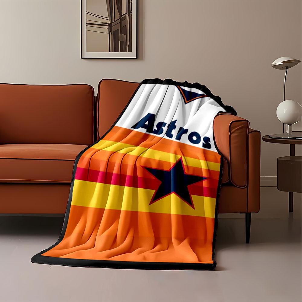 Astros Retro Sunset Blanket Design print blanket soft and cozy perfect for the living room bed sofa or a nap,gift