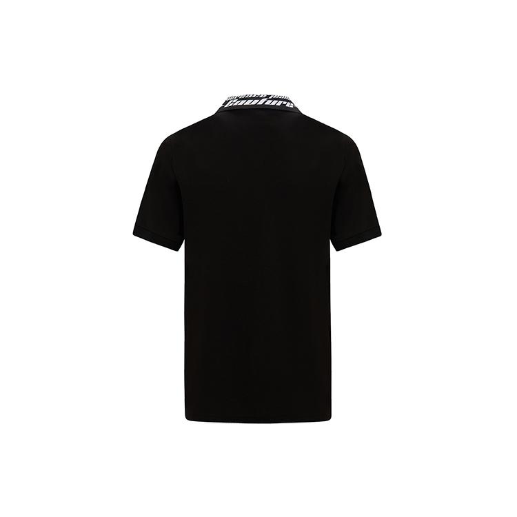 VERSACE JEANS COUTURE SS24 Polo Shirt Men's Black 76GAGT08-CJ01T-899