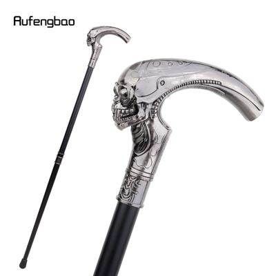 Langer Kopf, Totenkopf, modischer Gehstock, dekorativ, Vampir, Cospaly, Vintage-Party, modischer Gehstock, Halloween-Bischof, 93 cm