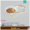 Modern Minimalist Gold Ring Ceiling Lamp for Living Room and Bedroom