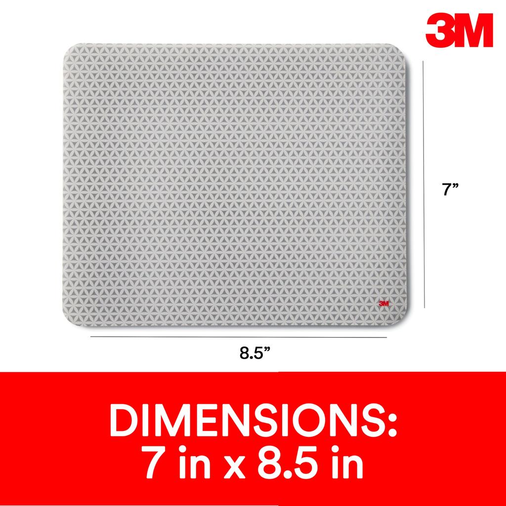 3M Precision Mouse Pad Improves Accuracy for Fast Optical Mice and Extends Wireless Mouse Life by Up To X - 50% - 7" 8.5"