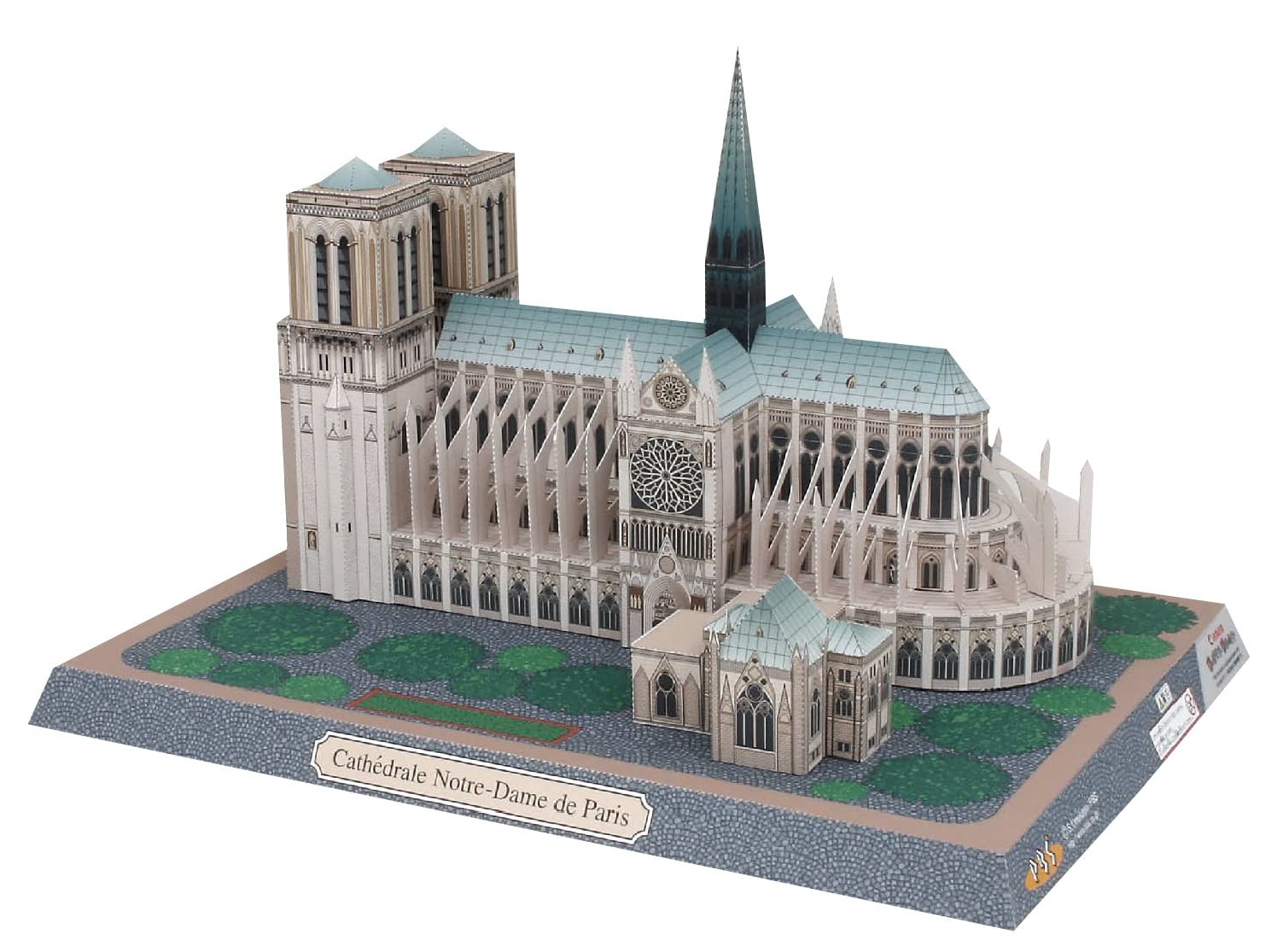 

3D Сборная Модель Бумажное Ремесло Мир Исторических Зданий Дама (Собор Нотр-Дам)