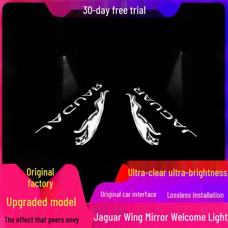 Jaguar XE XF XFL XFR XJL XK Rückspiegel Projektion & Ambientebeleuchtung Modifikation