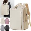 Schoolbag Solid Color Versatile Business Trip Commuter Computer Bag College Student Class School Bag Large Capacity Business Travel Backpack