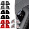 Carbon Fiber Material Window Switch Decor Easy Installation Kit