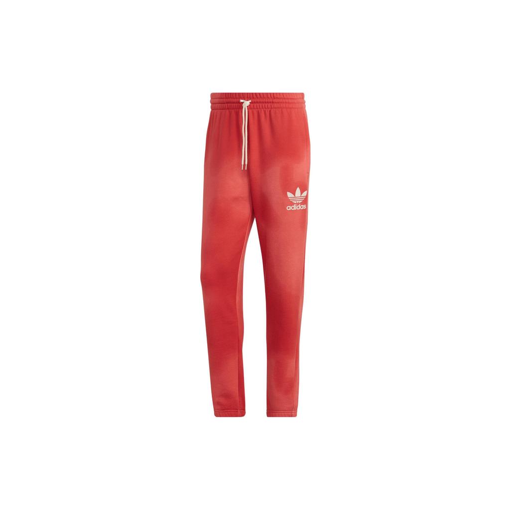 Adidas Originals Logo Print Drawstring Sports Pants Men Bottoms Red HL9280