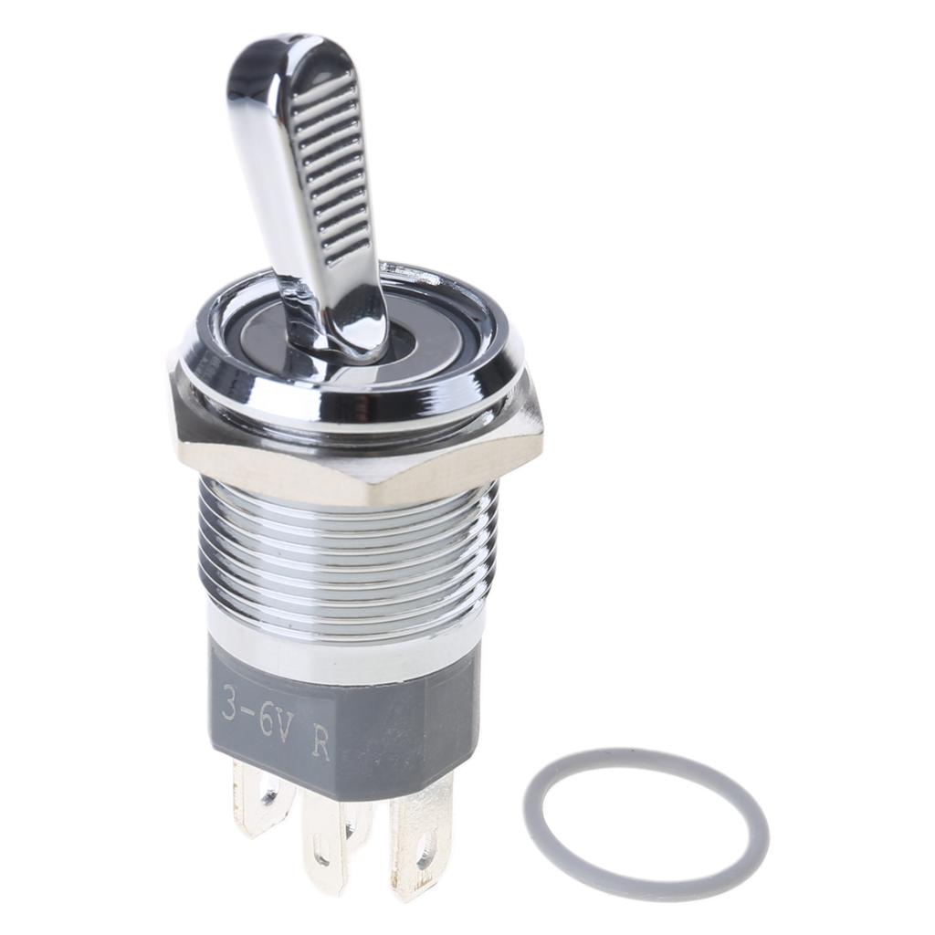 Sturdy Oxidized Metal Toggle Switches With Three Positions and Builts In LED Light Display for Easy Controlled