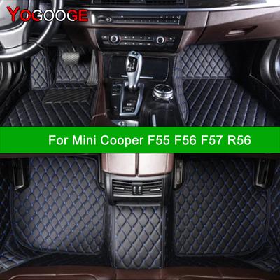 Tapis de Sol de Voiture Pour Mini Cooper F55 F56 F57 R56 Tapis Auto Pied Coche Accessoire