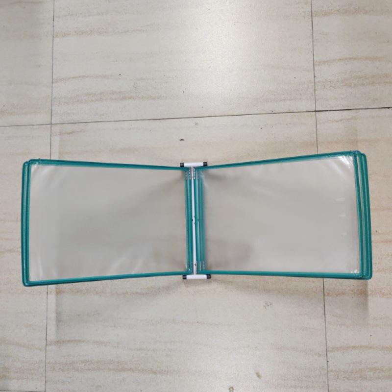 A4 Wandmontierter Klapp-Aktenordner, 5-seitiger SOP-Displayständer