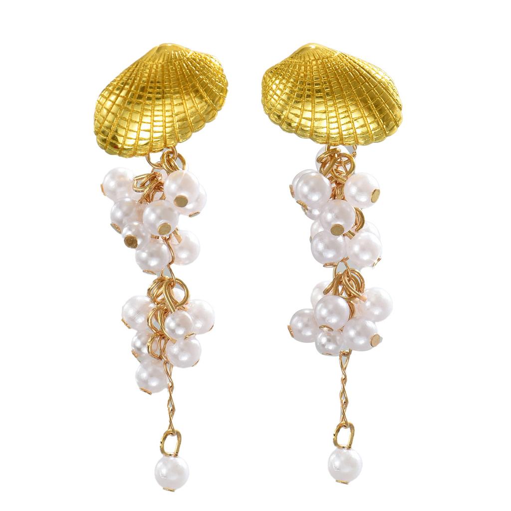 Popular Style Jewelry, Niche Pearl Fringed Design, Earrings, Versatile Long Earrings, Women's