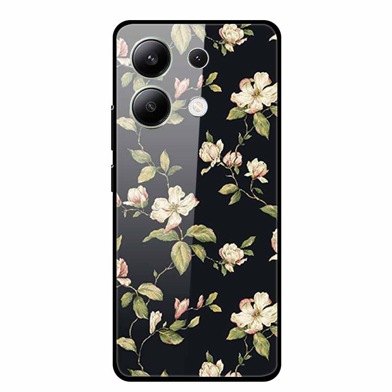 For Xiaomi Redmi Note 13 5G Phone Case Soft Bumper Tempered Glass Hard Back Cover Case For Redmi Note 13 Pro Case Note13 Pro Bag