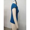 Summer Spring Fashion Women's Solid Color Short Sleeve Slouchy Neck Casual Tops