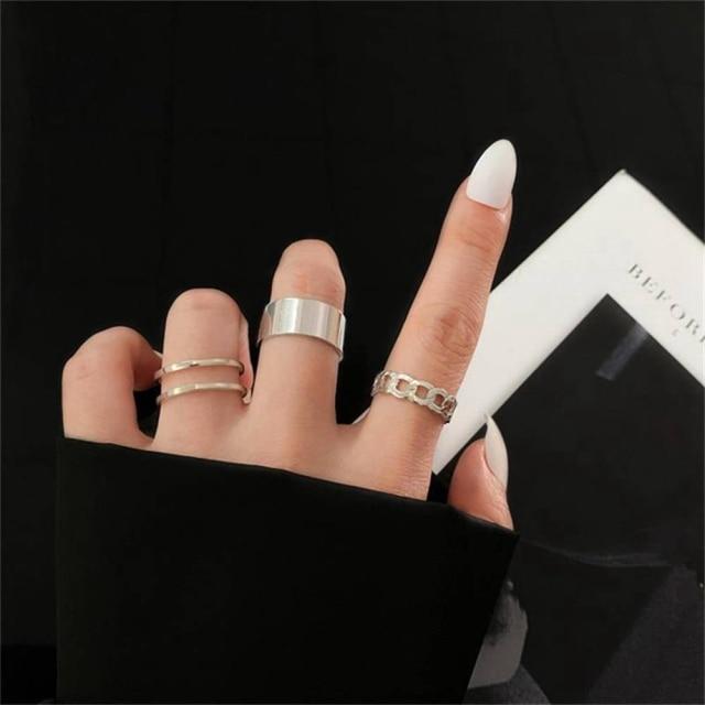 

Ifmia 11 Pcs /Set Tone Color Retro Leaf Star Finger Rings Women S Knot Circle Joint Rings Trend Jewelry Nuptial Wedding Occasion Present