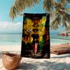 1 Stück Fußball Kunst Street Fashion Cartoon Schnelltrocknend Mikrofaser Badetuch zum Schwimmen Surfen Camping Unisex Urlaub. SJT7201160