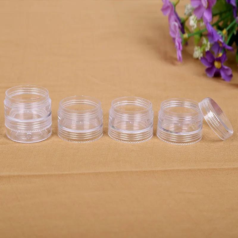 Multi-Layer Plastic Boxes Travel Cream Sorting Packing Transparent Split Bottles Portable Ring Storage Case Mini Finishing Organ