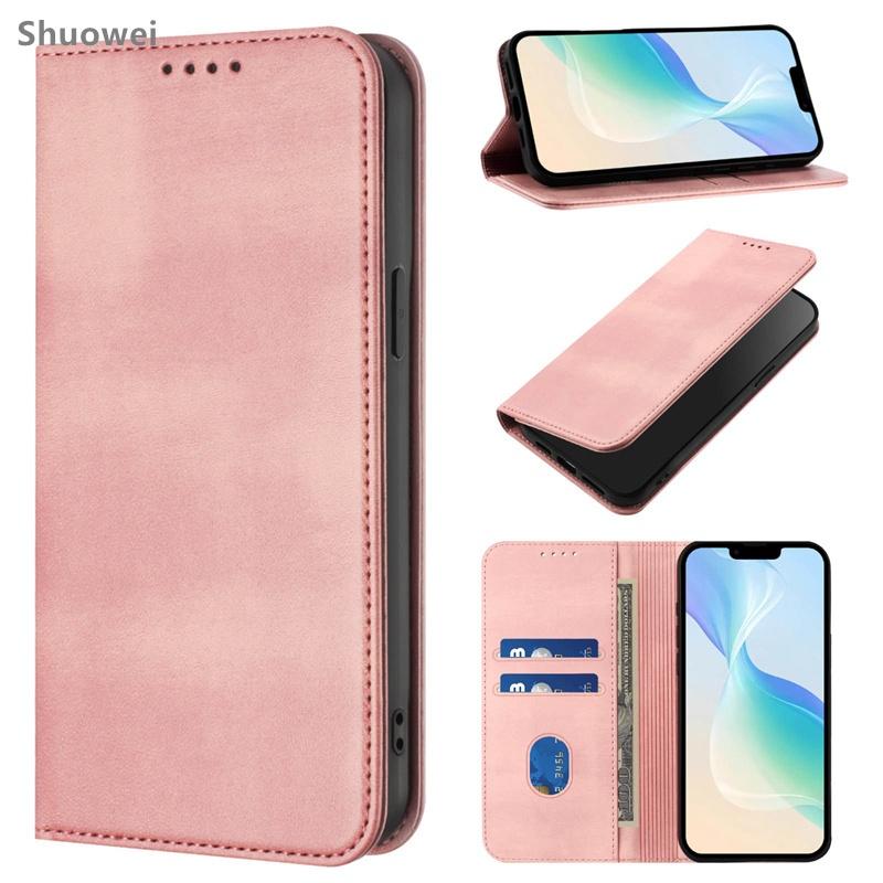 Casing For Infinix Hot 8 9 10 10i 10S 10T 40 Lite 11 Play Pro 4G Slim Wallet Leather Card Slot Flip Cover Case