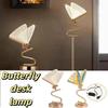 Modern Design Butterfly Table Lamp Luxury Light Enamel Finish Bedside Lamp Butterfly Lampshade Nordic Style Lighting Fixtures