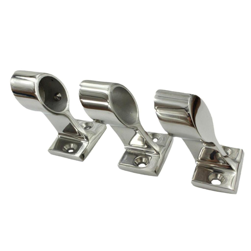 316 Stainless Steel Marine Pipe Clamp Bracket for Yacht (Front, Middle, Rear)