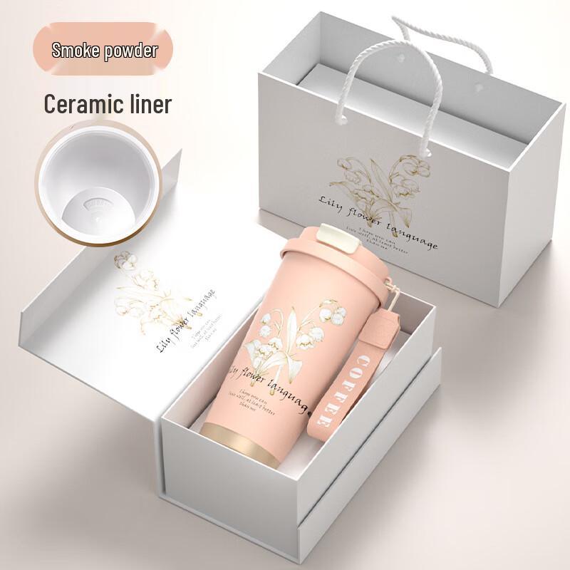 Керамическая кружка с двойными стенками