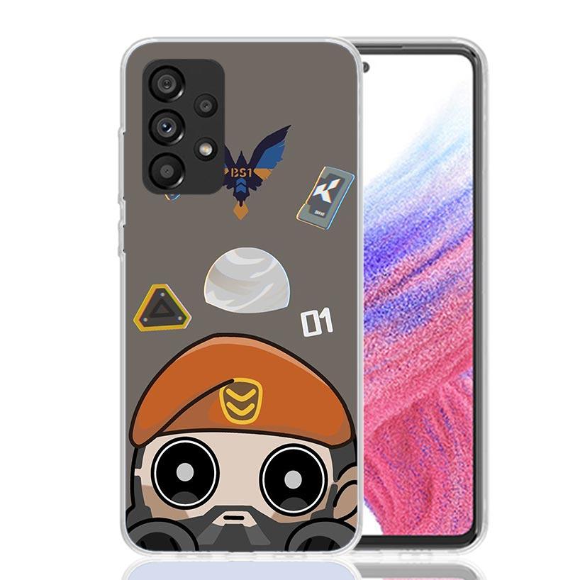 Game Valorant Cute Phone Case For Samsung Galaxy A13 A14 A15 A16 A17 A53 A54 A55 A56 A33 A34 A35 A36 A23 A24 A25 A26 A05S A04S