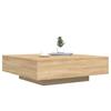 VidaXL Table basse chêne sonoma 100x100x31 cm bois d'ingénierie 836597