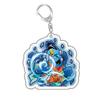 Acrylic Key Chain for One Piece Franky Trafalgar Law Jinbe Monkey D. Luffy Thatch Anime Peripheral Pendant Acrylic Key Buckle
