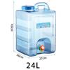 5-25L Portable Water Tank Household Large Capacity Water Storage Container Water Barrel for Outdoor Camping