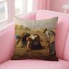 JJeanFrancois Millet ART Cushion Cover Pillow Case Ultra Soft Skin Friendly Fabric Cloud Like Comfort  Concealed Zipper