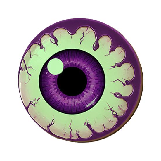 Creative Festival Door Ornaments Halloween Glowing Eyes, Glow in The Dark Eyeball Wooden Hanging Sign, Spooky Outdoor Courtyard Holiday Decor