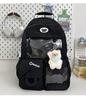 Schoolbag New High-value College Style Japanese Ins Fresh and Sweet Backpack Contrasting Color Splicing Junior High School Backpack