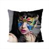 Federa Cuscino Cantante Lady Gaga Per Auto Divano Decorativa Casa Stampa Double Face Peluche Quadrato Cuscino Decorativo Copricuscino