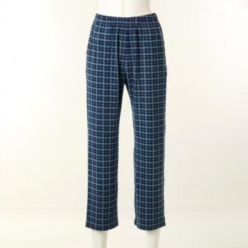 Venus Cozy Coat Fleece Check Print Women 9  Pants Set