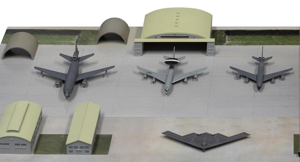 SPS Series Andersen Base Plastic Model Kit SPS37 Pit-Road 1/700 (Guam, 2000s) (Scenery)