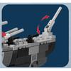WW2 German Military World War 2 Battleship Class Cruise Ship Building Blocks Warship Cruiser Model Bricks Children Kids Toy Birthday Gift