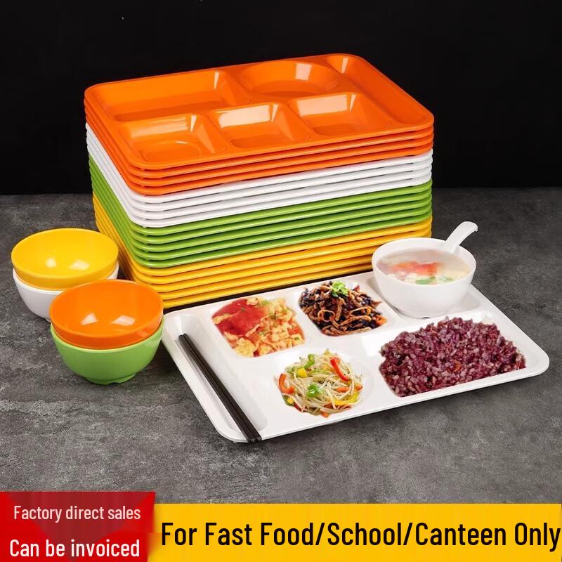 Melamin geteilter Speisetablett-Satz