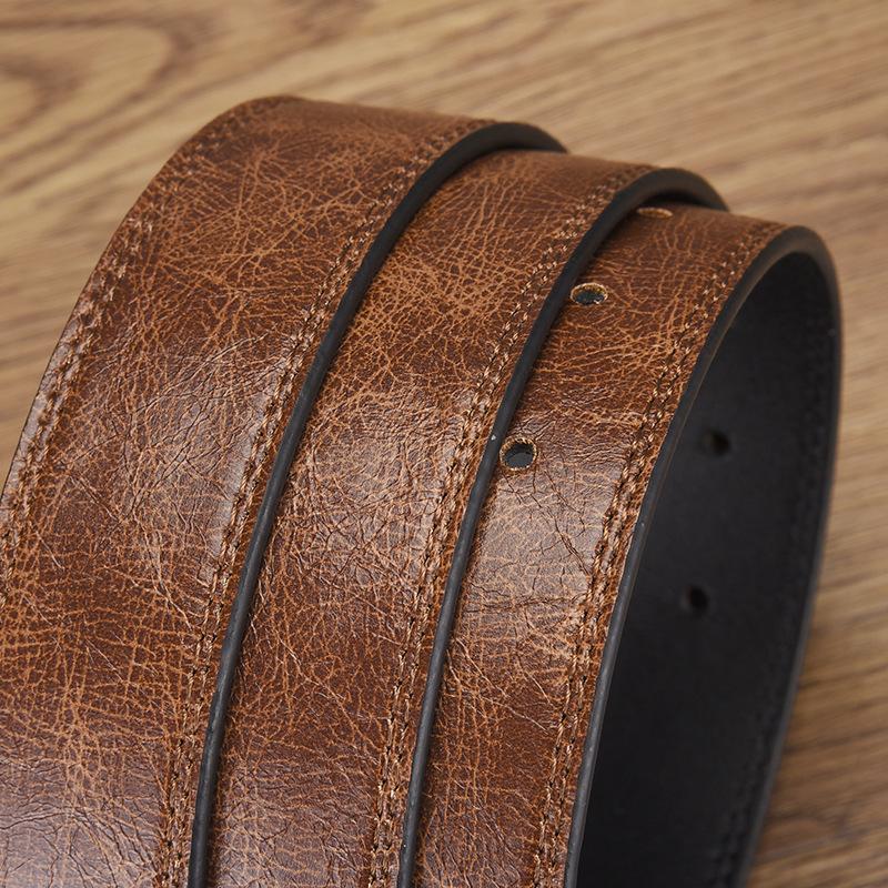 Belt Men's Needle Buckle Retro Belt Fashionable Casual Pu Men's Wide Belt Versatile Pants Belt New Belt