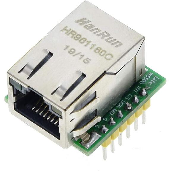 HiLetgo W5500 SPI To LAN Ethernet Network Module TCP IP STM32 Interface 3.3V 5V for Arduino WIZ820io RC5